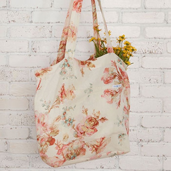 April Cornell Victorian Rose Tote Bag - Picture 1 of 4